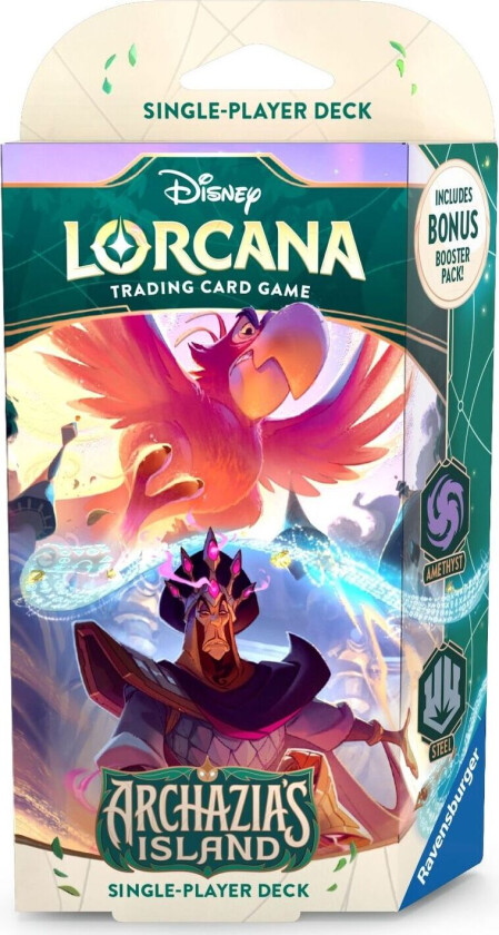 Disney Lorcana Archazias Island Start #1 Starter Deck - Amethyst & Steel