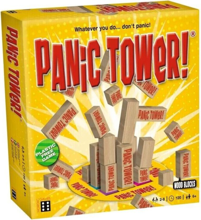 Panic Tower Brettspill Norsk Utgave