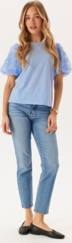 Visimonia O-neck S/S TOP TOP T Kentucky Blue XL
