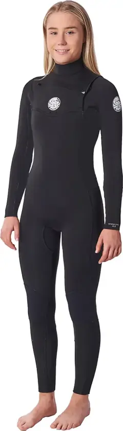Dawn Patrol 4/3 GB Chest Zip Våtdrakt svart