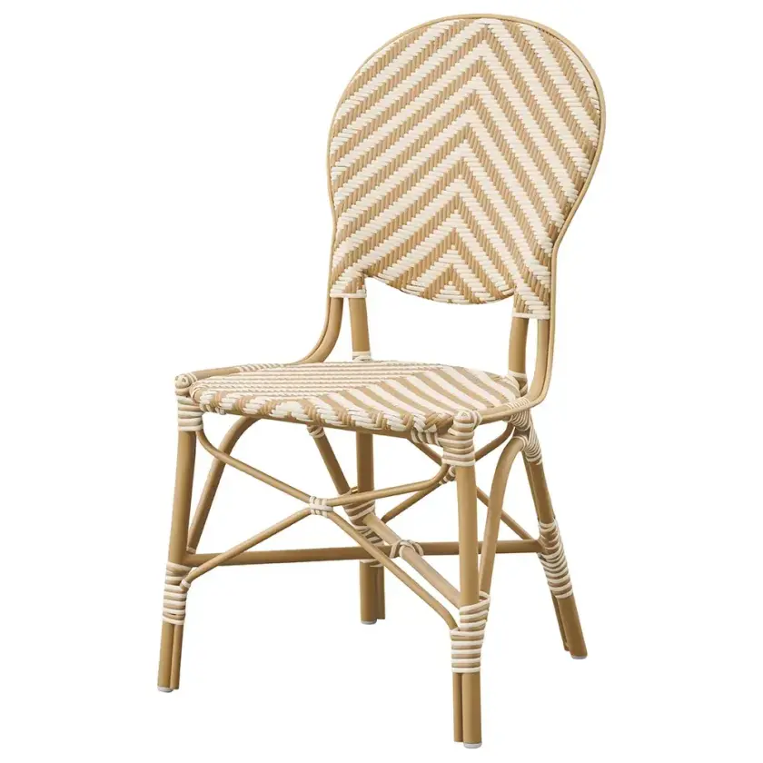 Isabell outdoor spisestol ivory/honey