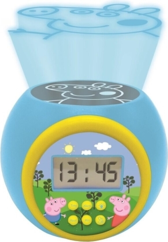 Peppa Pig Digital Alarm Clock With Projector And Timer Rl977pp