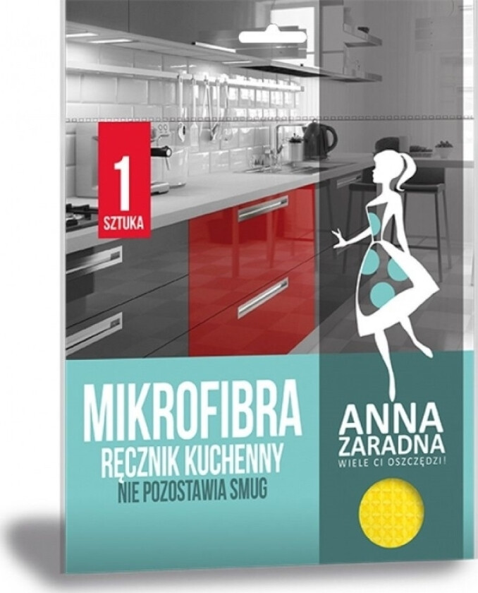 Mikrofiber Kjøkkenhåndkle , 1 Stk, Gul