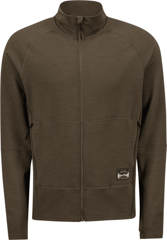 Tived Merino Full Zip M, ulljakke FOREST GREEN