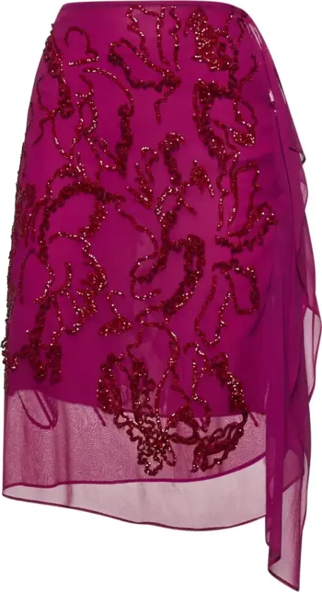 Dame, Skjørt, Rosa, L