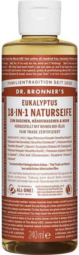 Dr. Bronner's - Liquid Soap Eucalyptus 240 ml