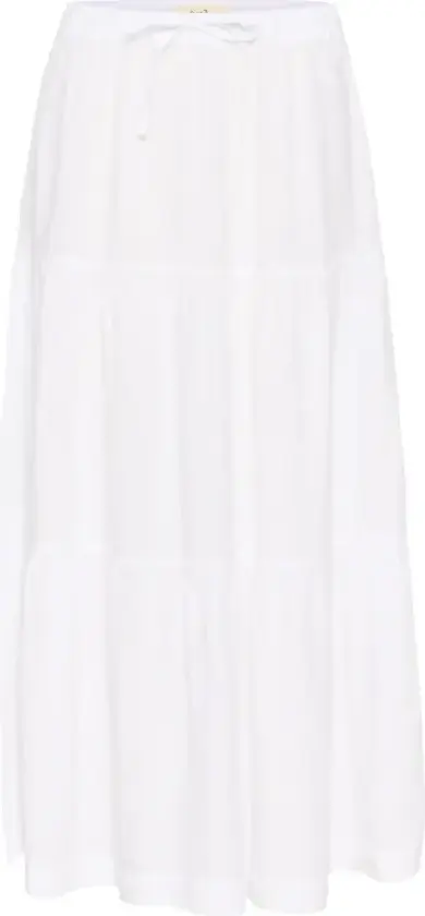 Dame, Skjørt, Hvit, 2XS