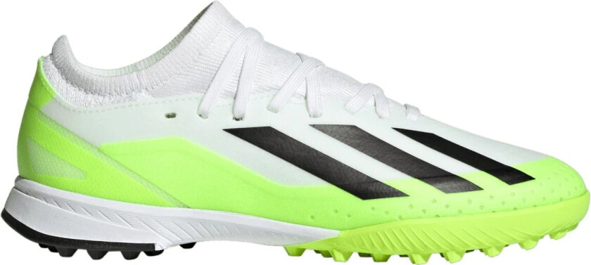 adidas X Crazyfast .3 TF / Q3 23, fotballsko kunstgress og grus, junior FTWR WHITE/CORE BLAC