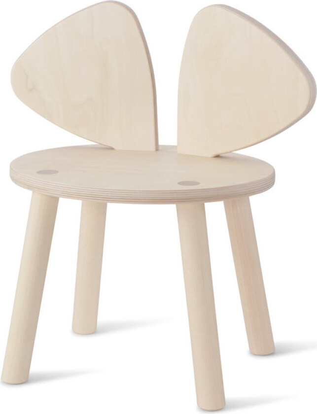 - Mouse Chair Age 2-5 White Wash Birch