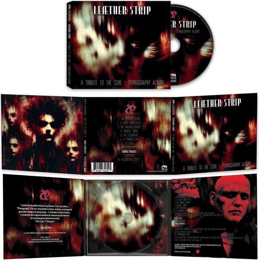 Leather Strip Tribute To The Cure Pornography Album CD