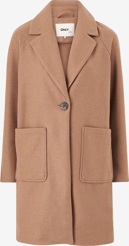 Kåpe onlNewvictoria Life Coat - Beige