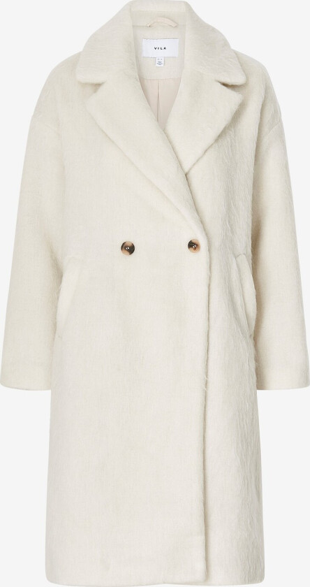 Kåpe viAlissi L/S Long Coat - Natur
