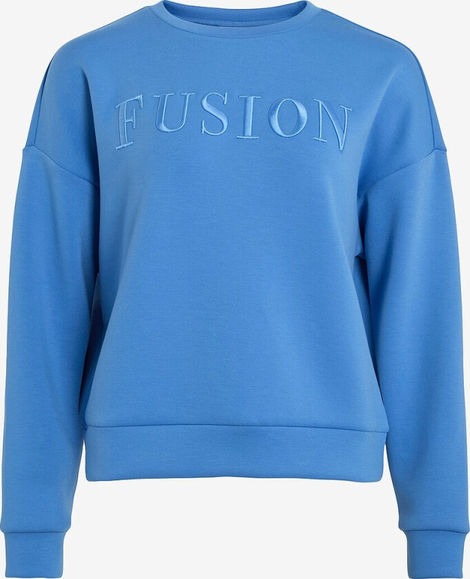 Collegegenser viReflect New Emb L/S Sweat Top - Blå