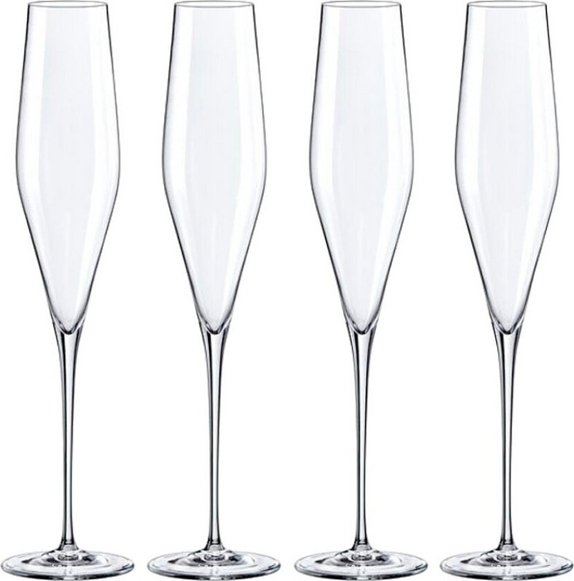Champagneglass Grace Flute 4-p - Transparent