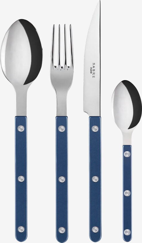 4-delt sett Bistrot Pearly - Blå