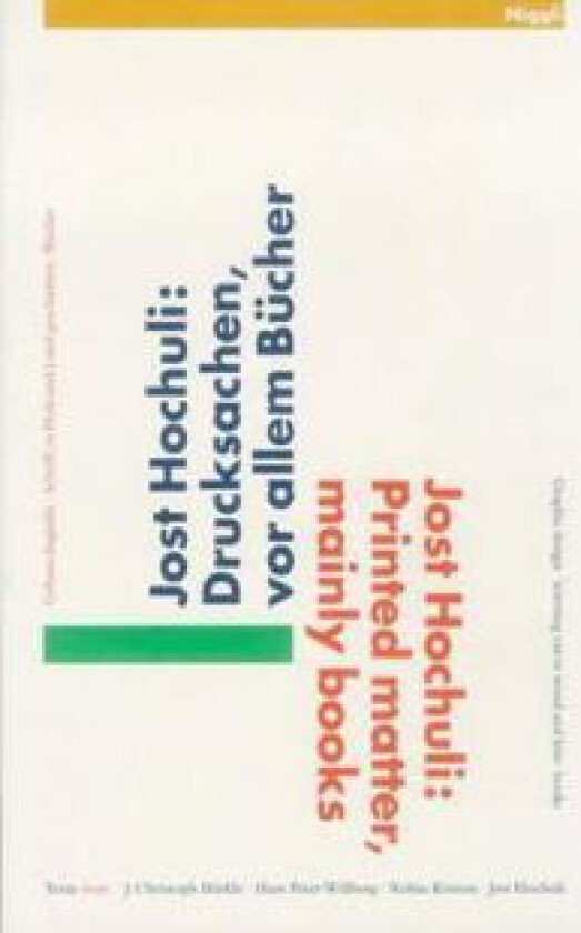 Printed matter, mainly books