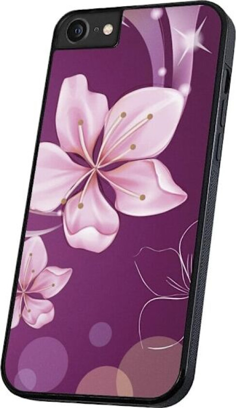 iPhone 16e - Deksel/Mobildeksel Hvit Blomst