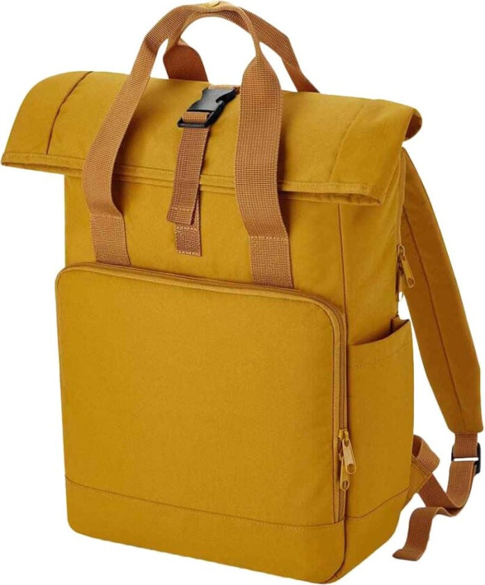Roll Top Recycled Twin Handle Laptop Backpack