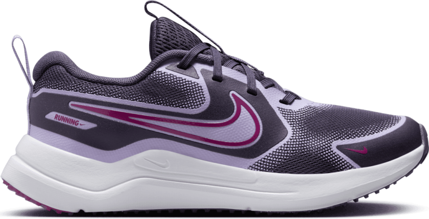 Cosmic Runner Big Kids' Shoes, løpesko, barn, junior DARK RAISIN/HOT FUCH