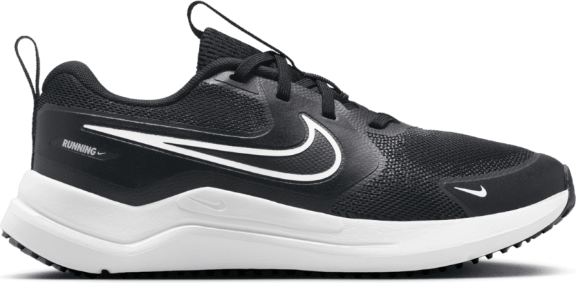 Cosmic Runner Big Kids' Shoes, løpesko, barn, junior Black/White-Anthraci