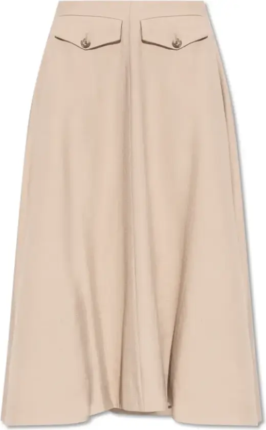 Dame, Skjørt, Beige, S