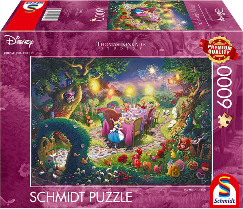 Schmidt - Thomas Kinkade: Disney - Mad Hatter’s Tea Party (6000 pieces) (SCH57398)