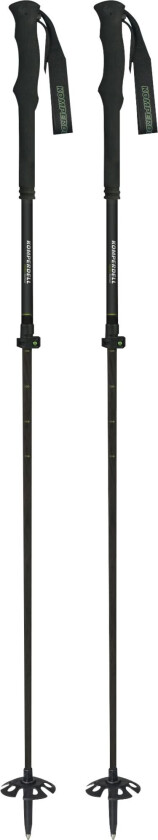 Adjustable Poles Contour Carbon 22/23, justerbar alpinstav, unisex Black-Silver-Green