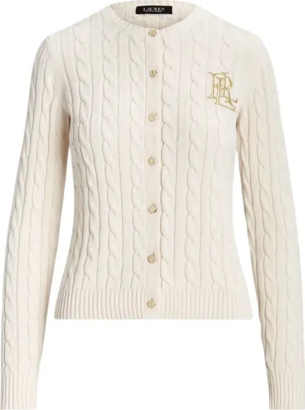 Dame, Strikkevarer, Beige, S