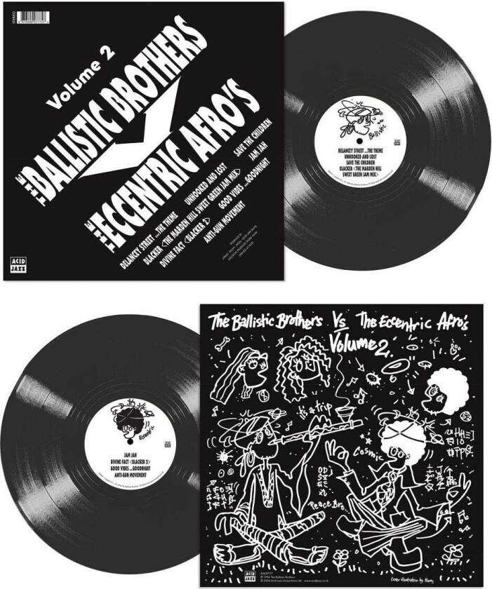 The Ballistic Brothers The Ballistic Brothers Vs. The Eccentric Afros Volume 2 LP/Vinyl