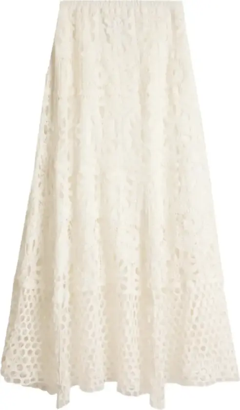 Dame, Skjørt, Hvit, M