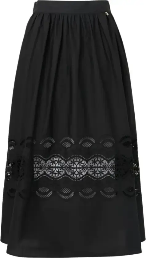 Dame, Skjørt, Svart, XS