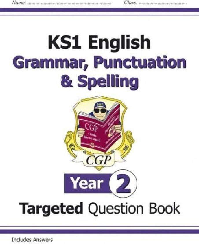 KS1 English Year 2 Grammar, Punctuation & Spelling Targeted Question Book (with Answers) av CGP Books