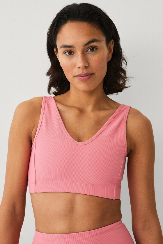 Sports-BH V-neck Structure - Rosa