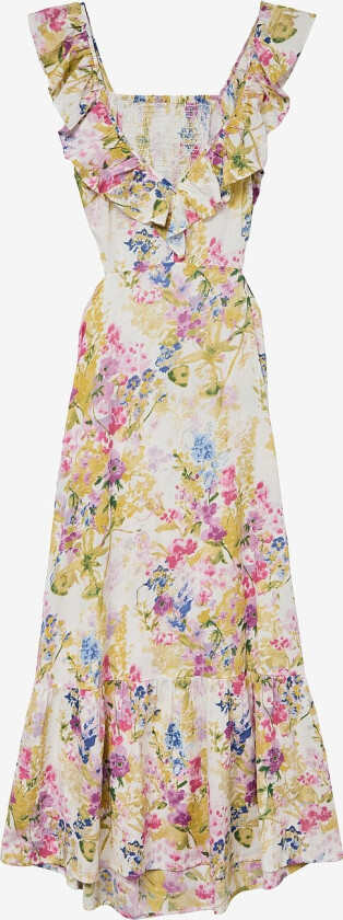 Maxikjole vmDicthe S/L Ankle Detail Dress - Hvit