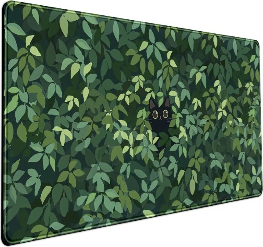 Mekanisk Kveg Søt Katt Mus Skrivebordsmatte Kawaii Grønn Matte Dekor Stor Spill for Musmatte Datamaskin Kontor Tastatur Bærbar Stor Anime