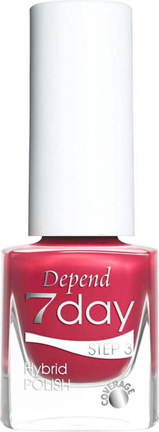 7day Hybrid Polish Rose Red - 5 ml
