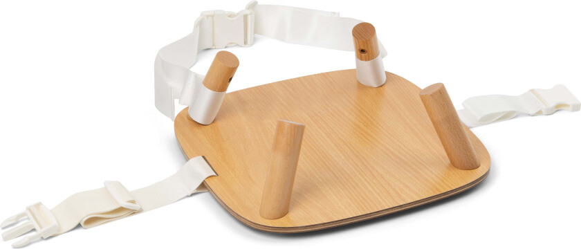 Barnesete Bunnplate, Natural/White - Matstoler