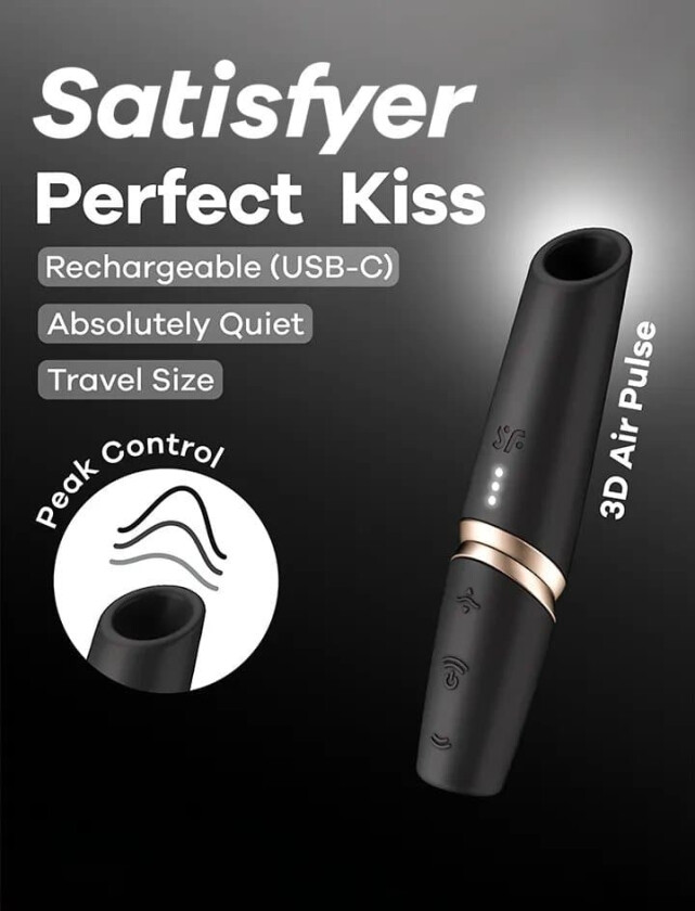 Perfect Kiss Air Pulse Vibrator Lufttrykksvibrator