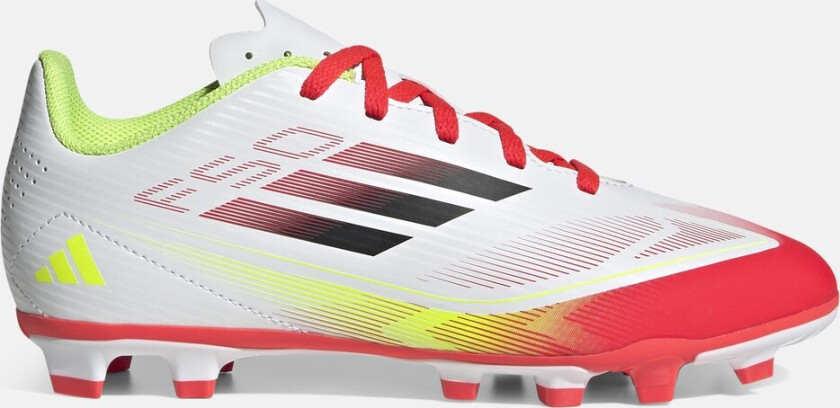 F50 CLUB FG/MG J, FTWWHT/CBLACK/SYELLO, 28, Fotballsko