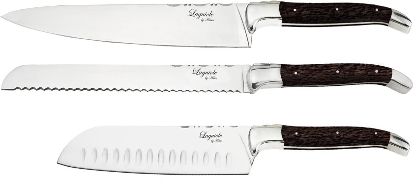 Knivsett 3 deler Wengé