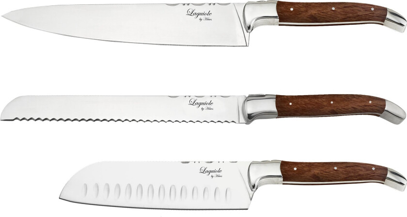 Knivsett 3 deler Rosewood