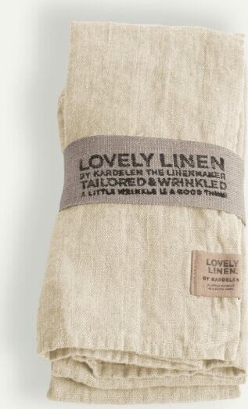 Bilde av Lovely Linen Lovely serviett 45 x 45 cm 4-pk, Vanilla