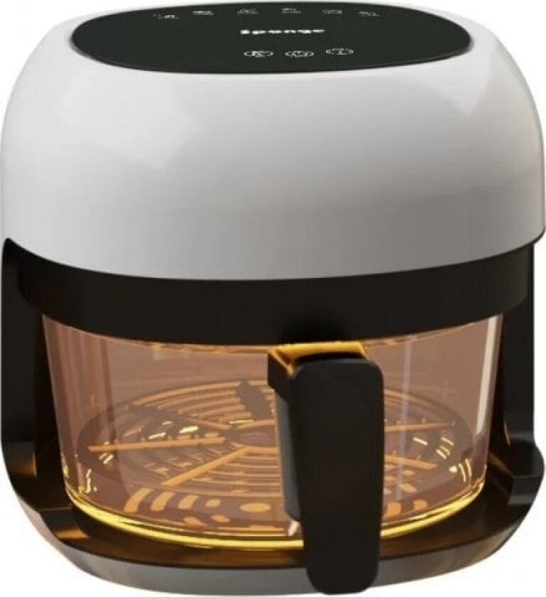 Sponge Sponge Air Fryer Ovn 4L Glass Cooker Fettfri Frityrkoker