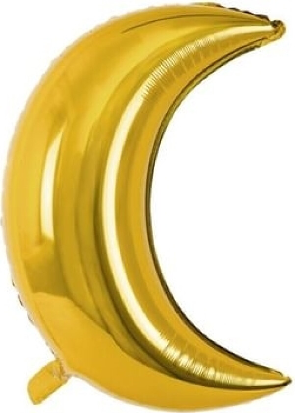 Folieballon Halvmåne Guld