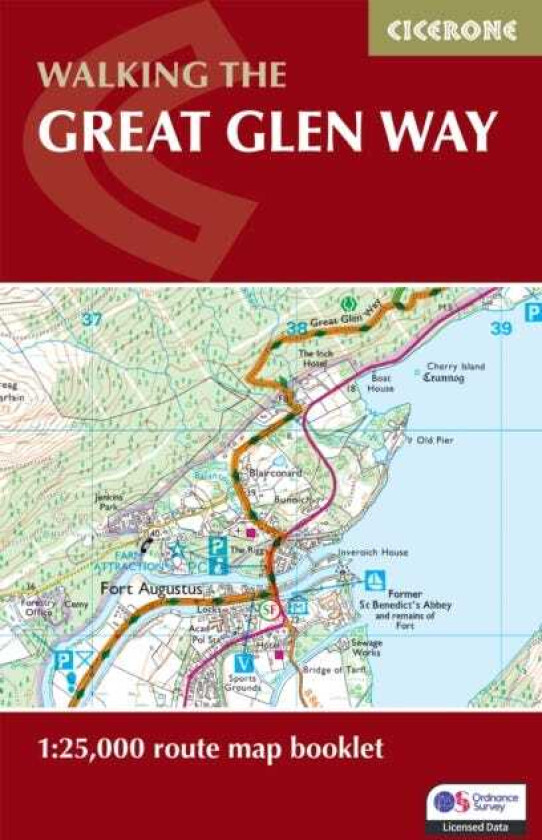 Walking the Great Glen Way Map Booklet 1:25,000 OS Route Mapping