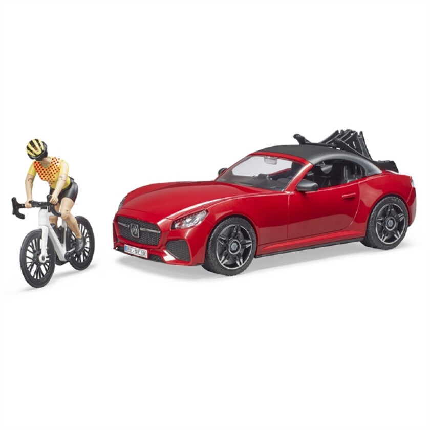 - Roadster w/ 1 Road Bike and Female Cyclist (03485)