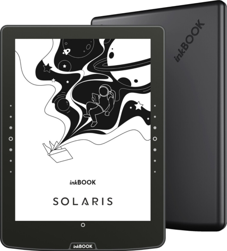 Inkbook Solaris Black 6" E-Bokleser Med Legimi, Empik Go, Kindle-Applikasjoner