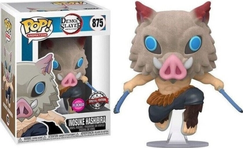 Funko Pop! Viniline Figurele: Demon Slayer - Inosuke W/Chase