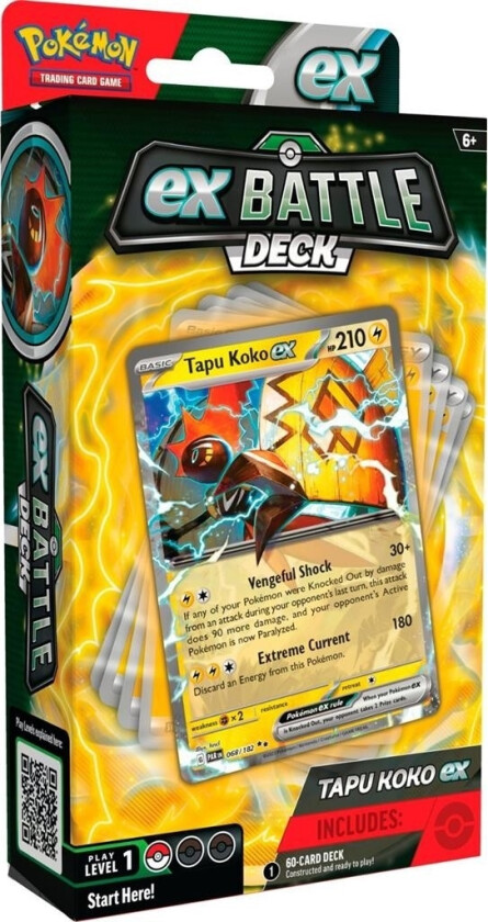 Tcg Tapu Koko Ex Battle Deck