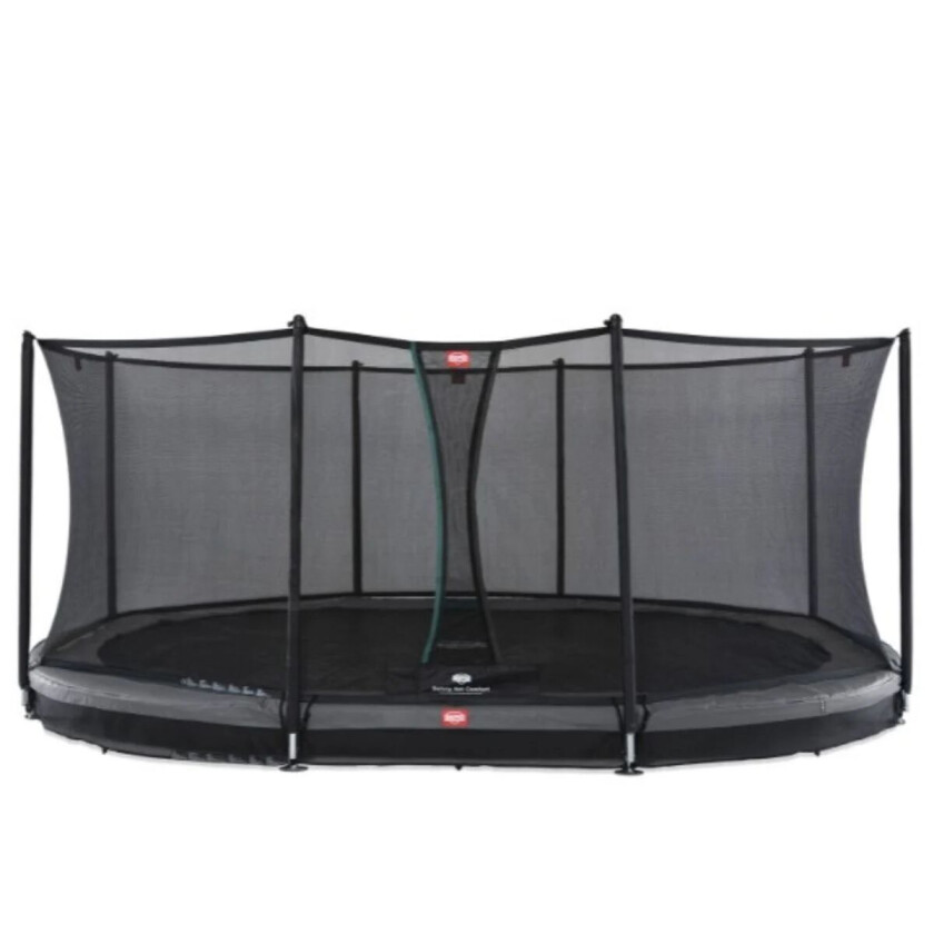 Bilde av BERG Toys Berg Trampoline Grand Favorit Inground 520cm Grå Med Comfort Sikkerhetsett 520x345 cm oval Grå